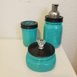 New Foam Bathroom Mason Jar Decor